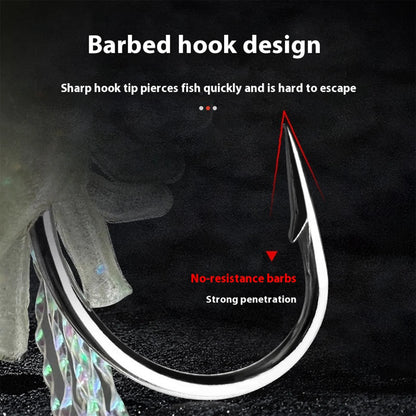 Luminous Shrimp Lure Set Shrimp Bait Hooks Shrimp Fishhooks Fishing Tackles for Sea Fishing