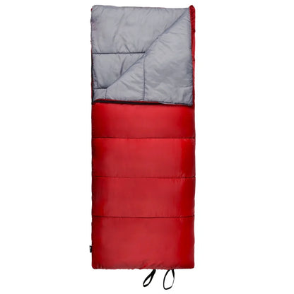 50F Warm Weather Sleeping Bag Compact Lightweight Camping Washable Insulated Polyester Fabric Stuff Sack