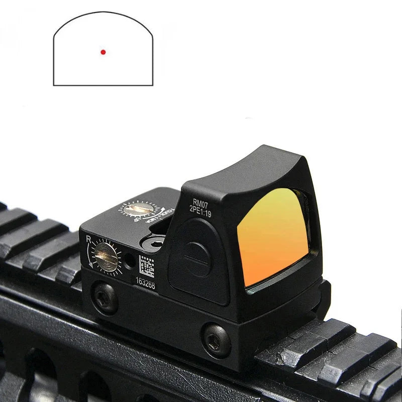 Mini MR Red Dot Sight Collimator Rifle Reflex Sight Scope fit 20mm Rail