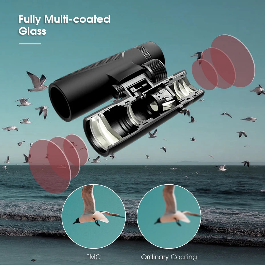 Svbony SV202 8X32/8x42/10x42/10X50 ED Binoculars IPX7 Magnesium Alloy Body long range Binoculars