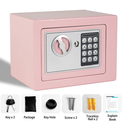 Ireproof Safes with Fireproof Money Bag Sensor Light Digital Keypad Home Safe