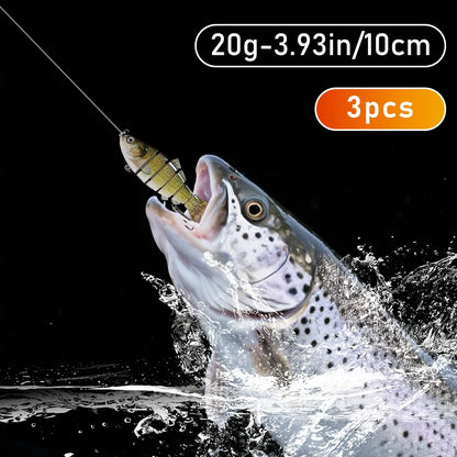 Jointed Hard Artificial Fishing Lures Bionic Crankbait Sinking Wobblers Sea Plastic Fishing Accessories