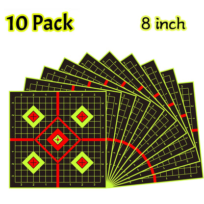 JOAXOR Splatter Adhesive Targets Stickers With Yellow Effect Square 12x12 Inch