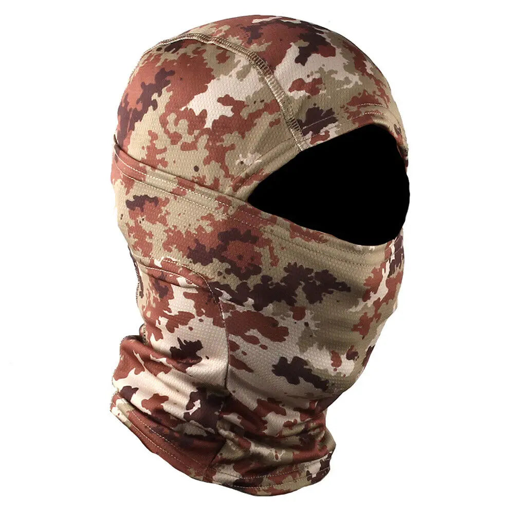 Tactical Fishing Balaclava Hood Full Face Mask Scarf Neck Gaiter