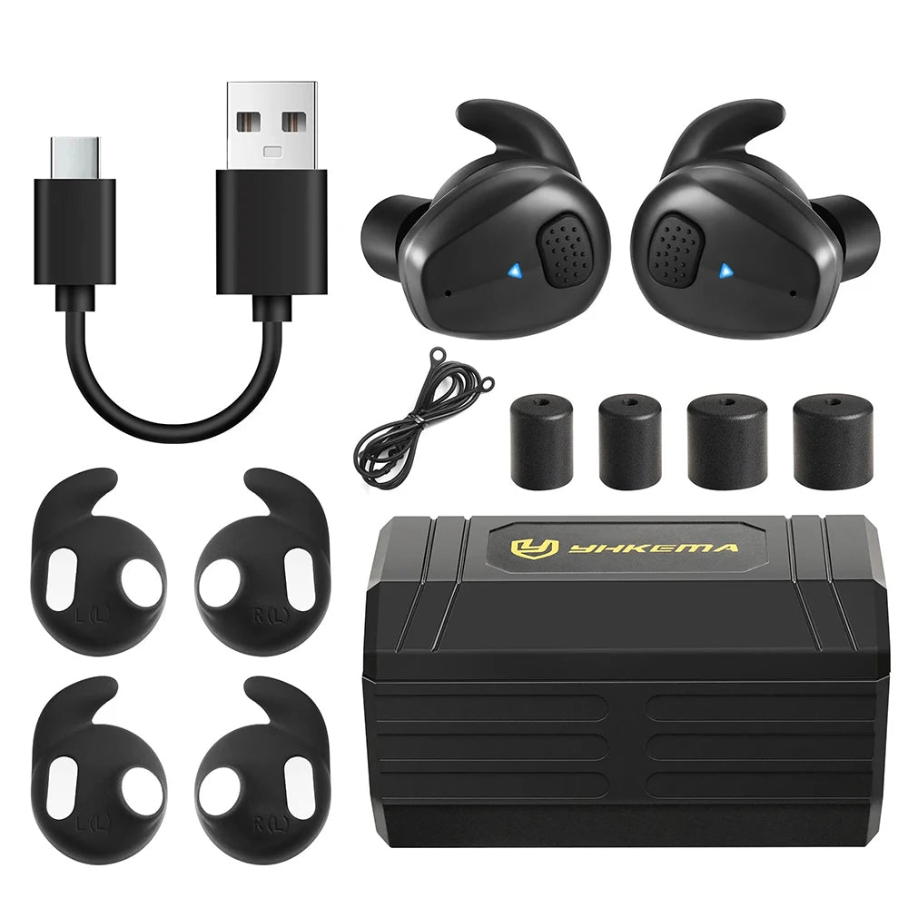 Electronic Anti-Noise Communication Entertainment Earplugs, Maintenance & Gun Range Noise Canceling Hearing Protection Headset