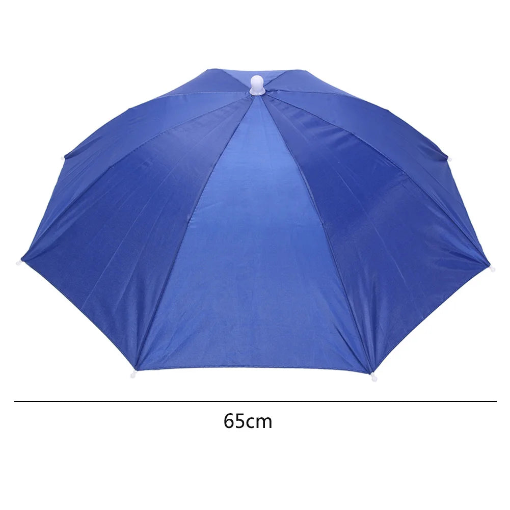Outdoor Foldable Head Umbrella Hat