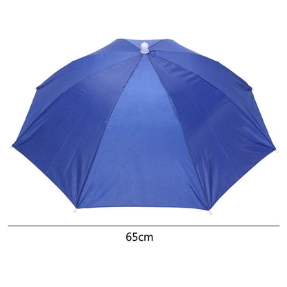Outdoor Foldable Head Umbrella Hat