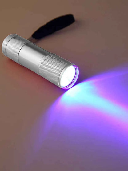 Mini Flashlight with Rope Professional Purple Light