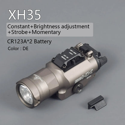 Tactical SureFire LOGO X300 Ultra XH35 X300UH-B Weapons Gun Light Lanterna Torch For Airsoft Pistol G17 G18 G19 G22 20mm Rail
