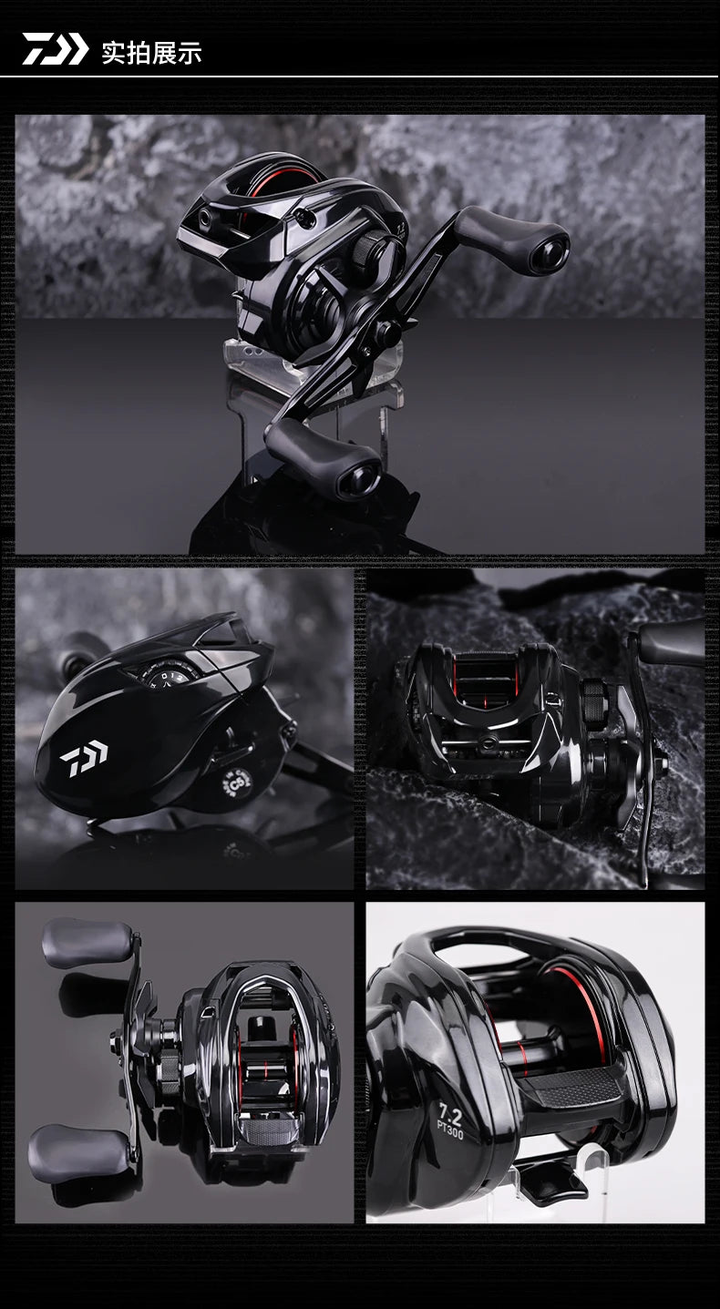 2025 DAIWA PT300  Baitcasting Fishing Reel 10+1BB Max Drag 13kg Saltwater Wheels