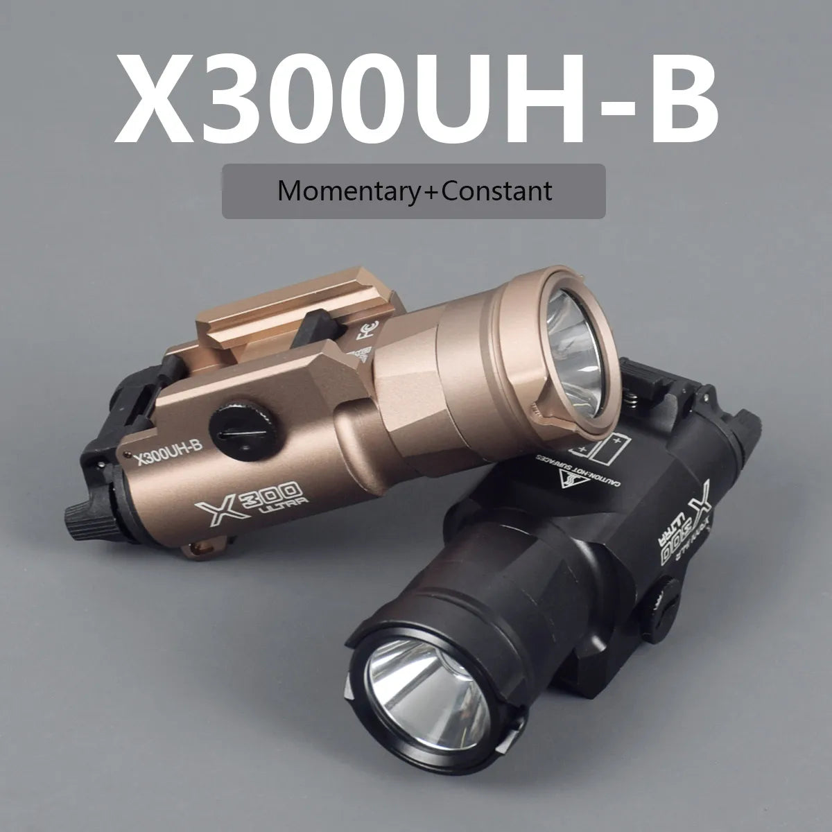 Tactical SureFire LOGO X300 Ultra XH35 X300UH-B Weapons Gun Light Lanterna Torch For Airsoft Pistol G17 G18 G19 G22 20mm Rail