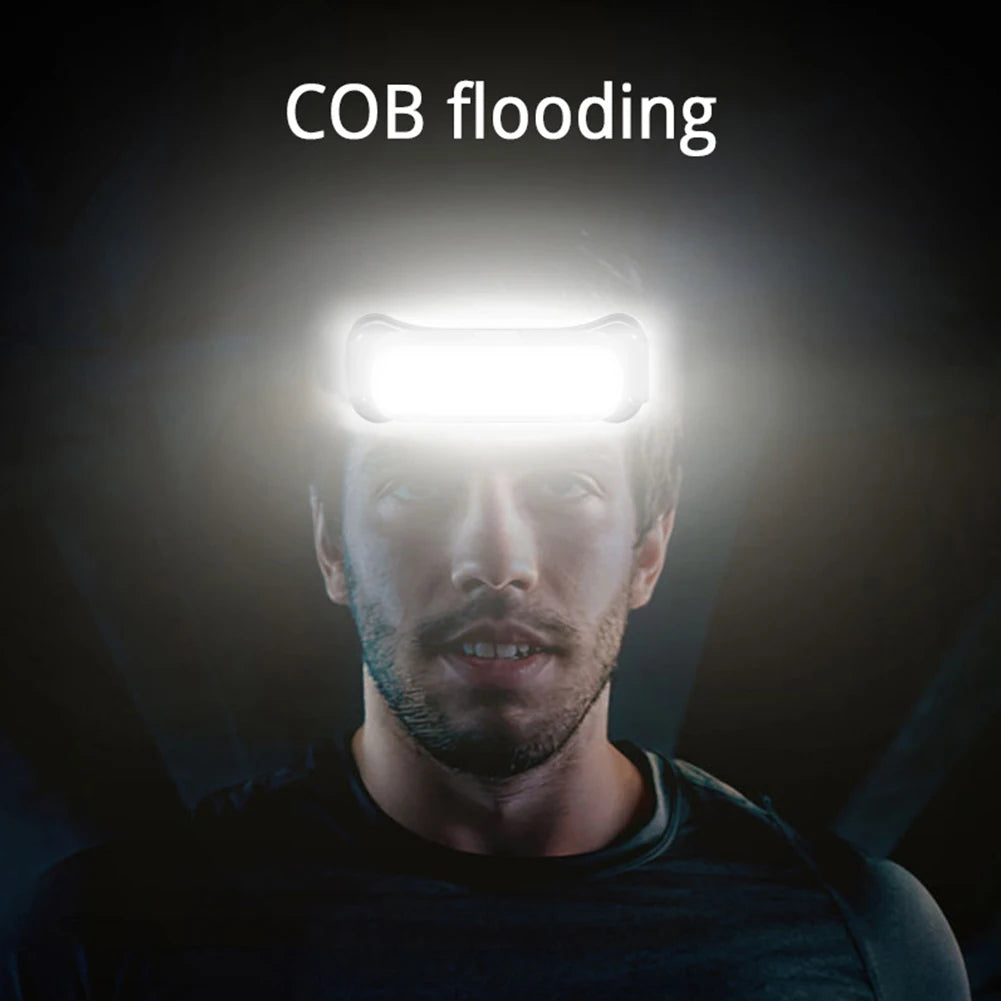 USB Rechargeable LED Headlamp 3 Modes Flashlight Waterproof Head Light Adjustable