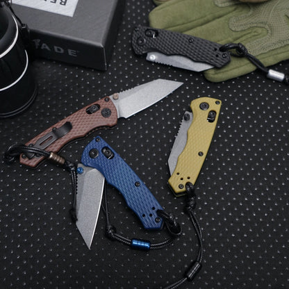 BM 290 model outdoor small knife, multifunctional folding knife, outdoor camping and fishing,