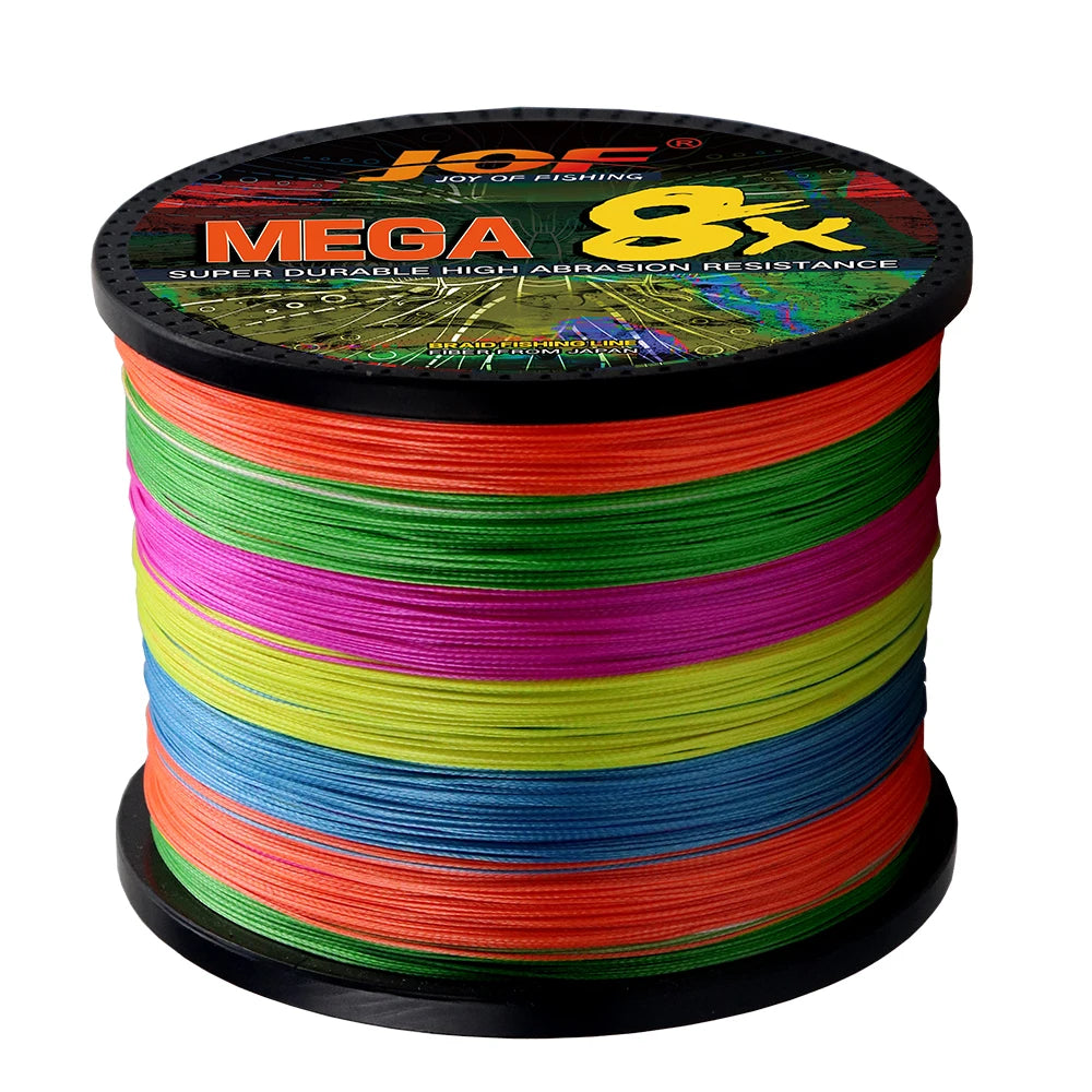 New 8 Strands PE Fishing Line Predatory Braided Wires 100M 300M 500M 1000M Multifilament Sea Carp Lines Durable Smooth Tackle