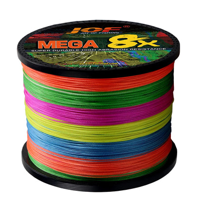 New 8 Strands PE Fishing Line Predatory Braided Wires 100M 300M 500M 1000M Multifilament Sea Carp Lines Durable Smooth Tackle