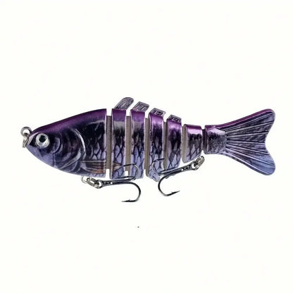 5pcs Multi Jointed Bait 7-Segment Fishing Lures  Bionic Wobbler