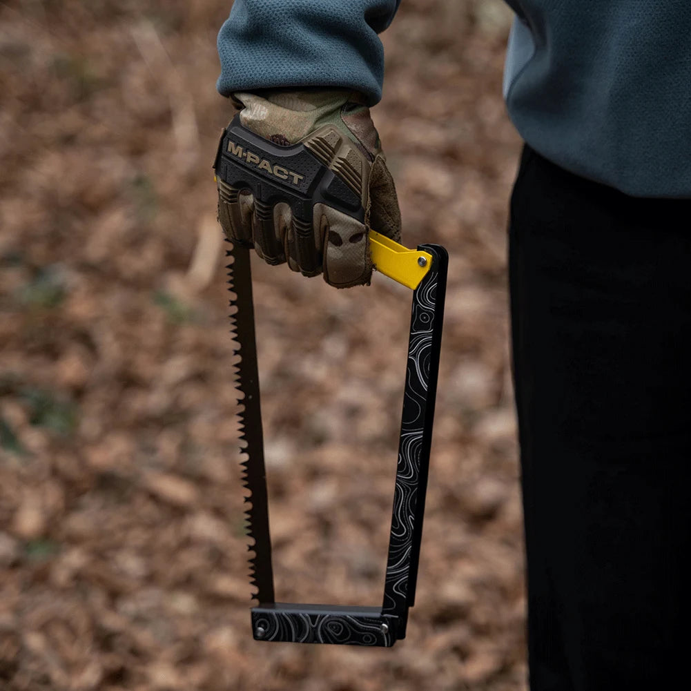 Folding Saw with Storage Bag Portable Wood Saw Aluminum Alloy Camping