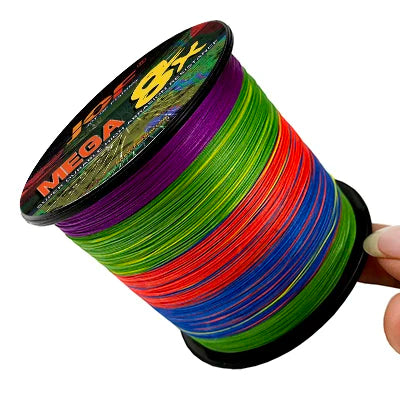 New 8 Strands PE Fishing Line Predatory Braided Wires 100M 300M 500M 1000M Multifilament Sea Carp Lines Durable Smooth Tackle