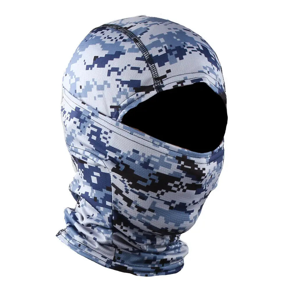 Tactical Fishing Balaclava Hood Full Face Mask Scarf Neck Gaiter
