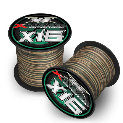 YGKX Fishing Lines X16 Strands Braided PE Line 300/500M