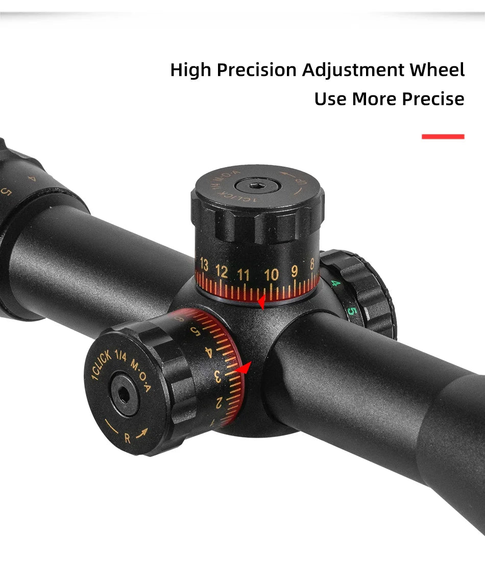DIANA 4-16x44 Tactical Riflescope Optic Sight Green Red Illuminated