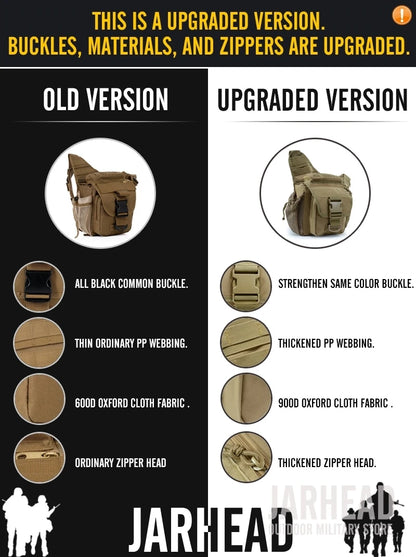 Outdoor Waterproof Durable Men Climbing Chest Shoulder Bag
