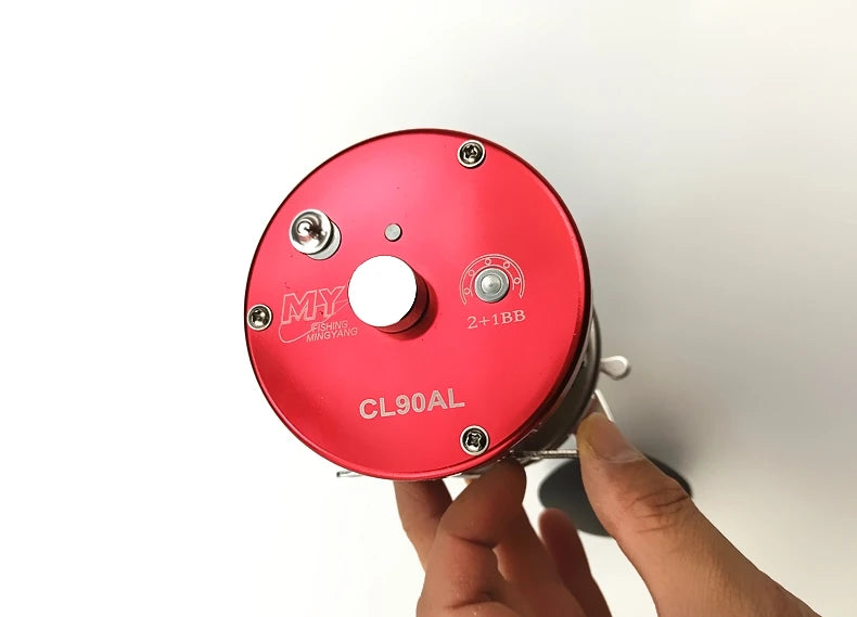 CL90 Full Metal Casting Reel Heavy Boat Fishing Reel Trolling left hand fishing tackle Salt Water rustproof big drum fish wheel