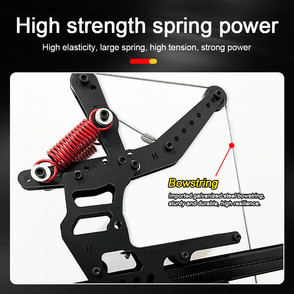 Fire Dragon Dual-Use Compound Bow with Fishing Reel and Sight-Fast Shooting Speed, Ultra-Stable for Hunting, Fishing and Archery