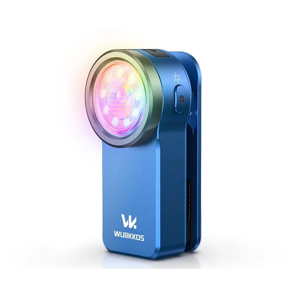Wurkkos HD03 680LM Mini Clip Light USB Rechargeable Pocket Flashlight  with Magnet