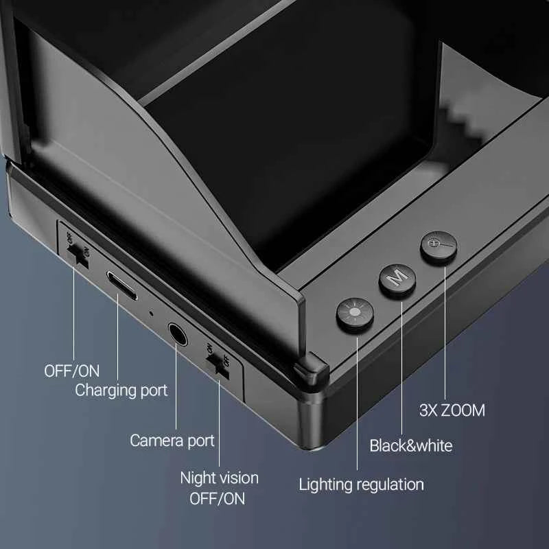 Fish Finder IP68 Waterproof Underwater Fishing Camera With Monitor Portable With Night Vision