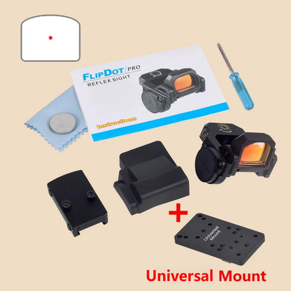 Tactical VISM Flip Up Red Dot Sight PRO Reflex Scope For Pistol 20mm Rail Mount