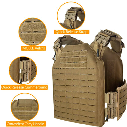 1000D Nylon FS Style Strandhogg laser cutting quick release tactical vest