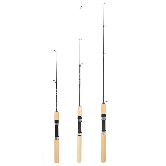 60/80/100cm Ice Fishing Pole Portable Carbon Fish Pole Light Weight