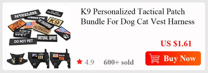 Tactical Dog Harness Leash Set for Large Dogs Military Harnesses