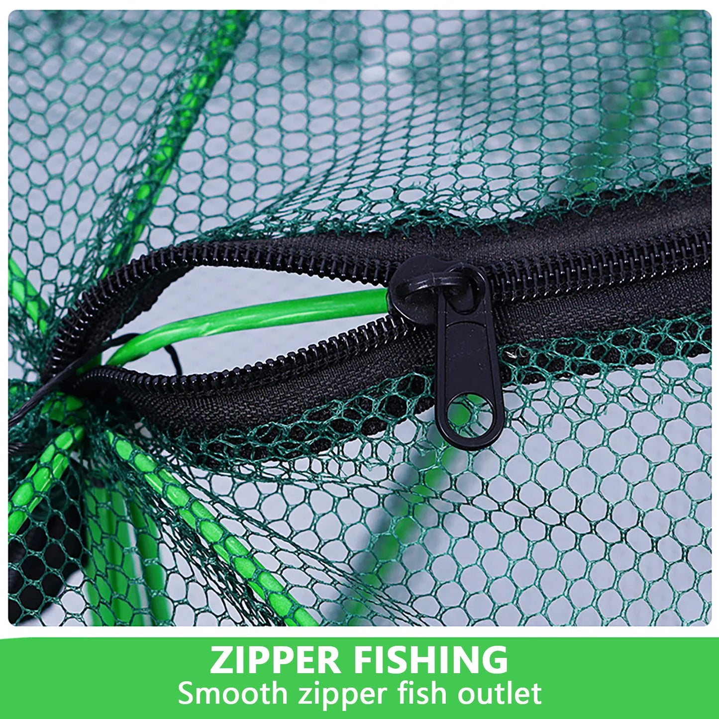 Folding lobster cage 2025  fish shrimp crayfish crab fishing net nylon material
