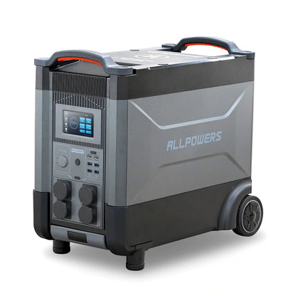 ALLPOWERS R4000 Expandable Portable Power Station 3456Wh LiFePO4 Battery Backup UPS Solar Generator