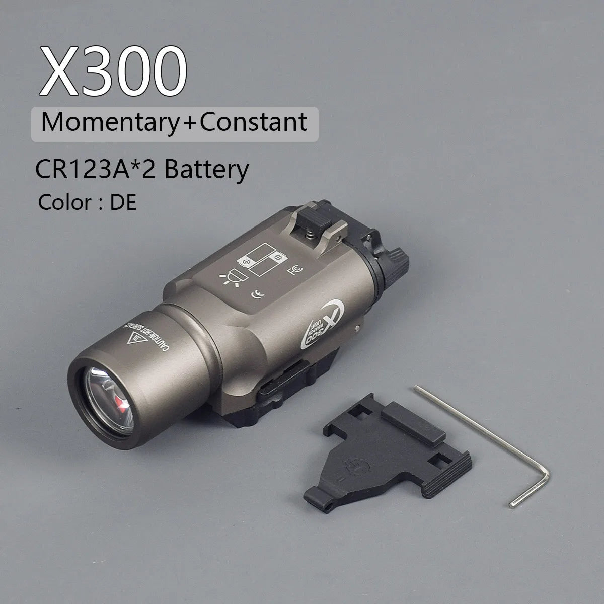 Tactical SureFire LOGO X300 Ultra XH35 X300UH-B Weapons Gun Light Lanterna Torch For Airsoft Pistol G17 G18 G19 G22 20mm Rail