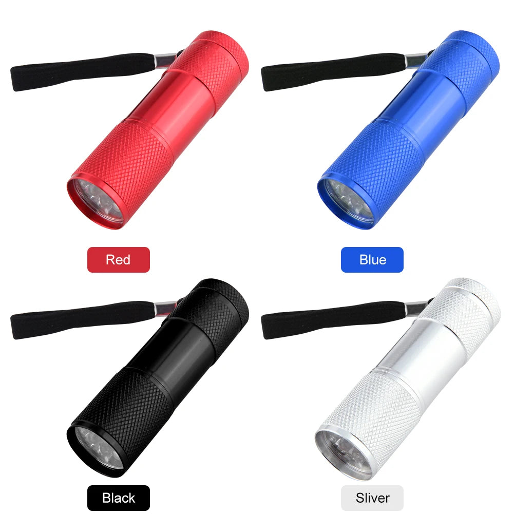 Mini Flashlight with Rope Professional Purple Light