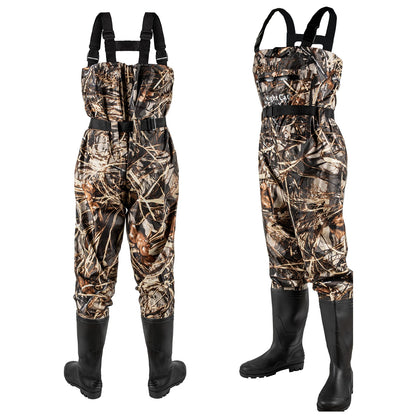 Waders Men with Boots for Fishing Waterproof Chest Wader Nylon&PVC Hunting Well