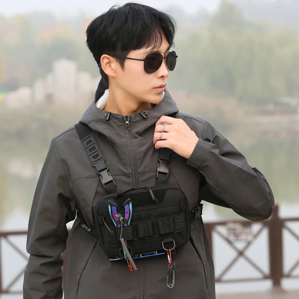Fishing Tackle Bags  Fanny Pack   Camping Shoulder Crossbody Bag