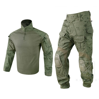 KRYDEX Tactical Combat G3 Uniform Set Outdoor Hunting Gen3 Camouflage Shirt & Pants