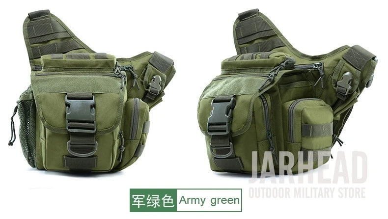 Outdoor Waterproof Durable Men Climbing Chest Shoulder Bag