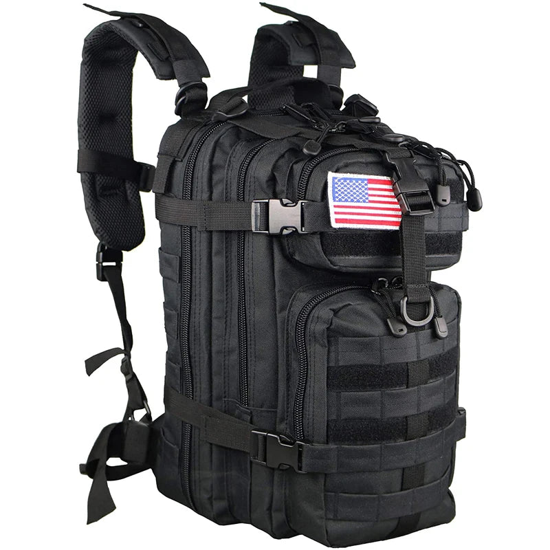 LQARMY 35L Tactical Backpack Molle Assault Rucksack Men Women Backpacks