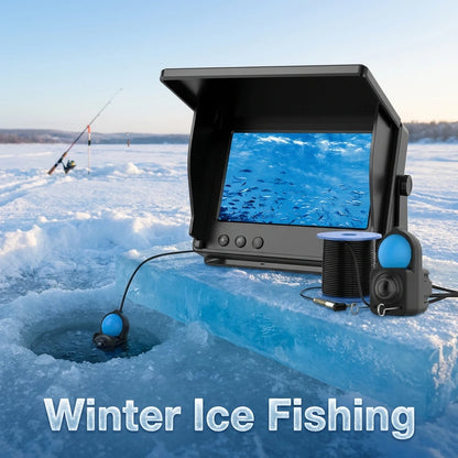 Fish Finder IP68 Waterproof Underwater Fishing Camera With Monitor Portable With Night Vision