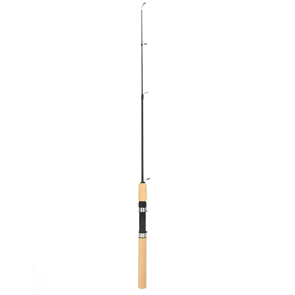60/80/100cm Ice Fishing Pole Portable Carbon Fish Pole Light Weight