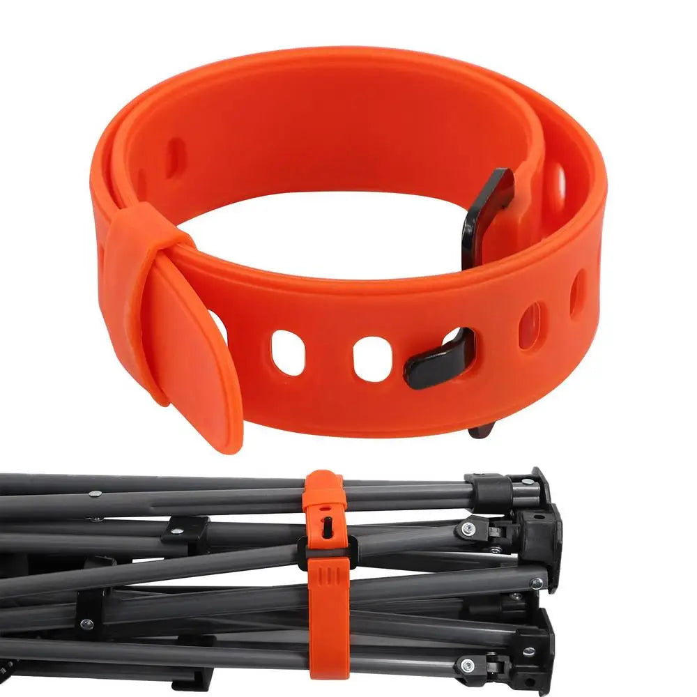 Utility Strap With Clip Safety Rubber Cargo Strap Industrial Clutch Tension Straps Compact High Strength Utility Strap Dropship