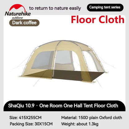Naturehike Dunes 10.9 Camping Tent 6 People 4 Seasons Dome Extended Canopy Outdoor Waterproof Large  Tent With Chimney Hole