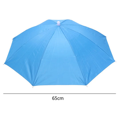 Outdoor Foldable Head Umbrella Hat