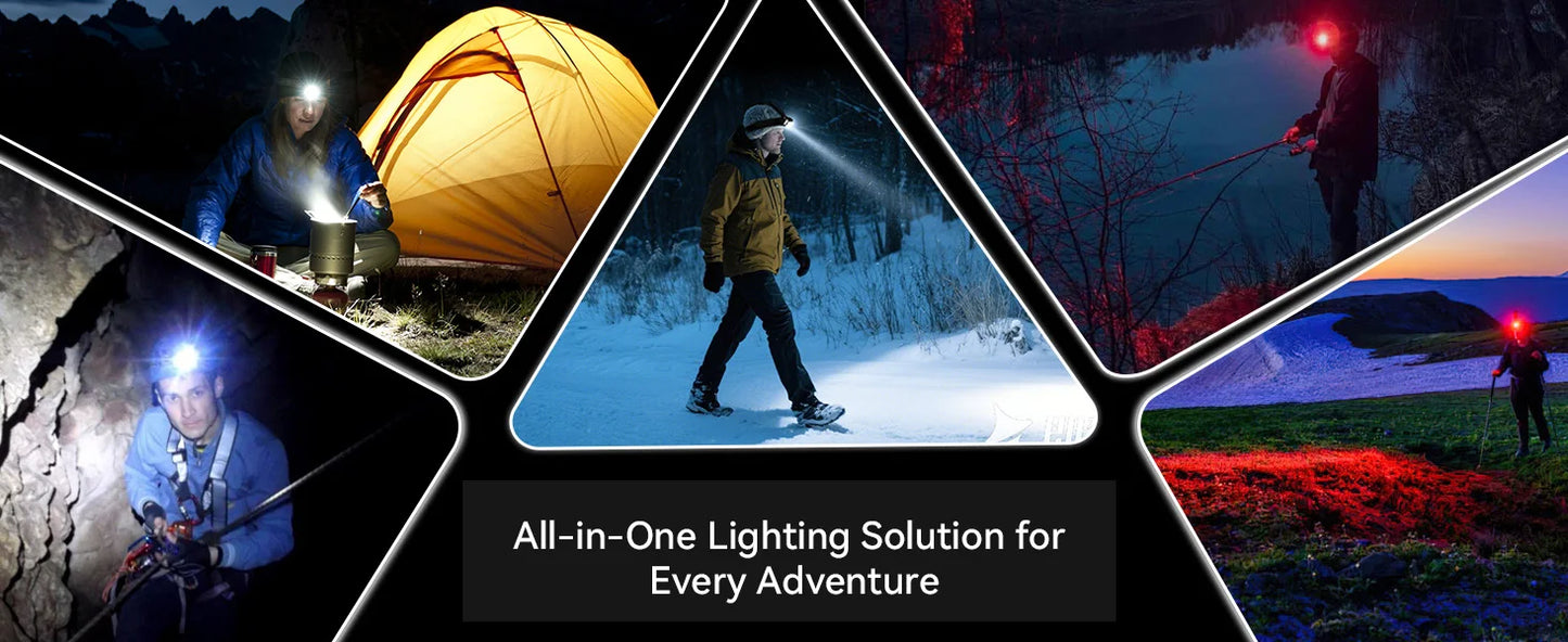 SOFIRN HS42 2100lm Headlamp 18650 USB C Rechargeable with Magnetic