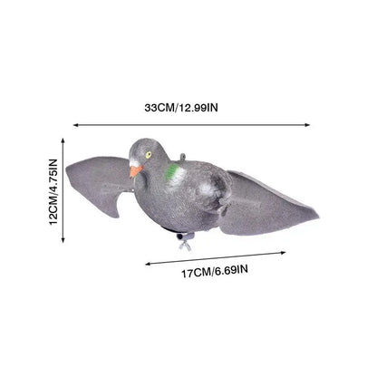 Outdoor Pigeons Motion Decoy Wind Decoy With Movable Wings For Hunting